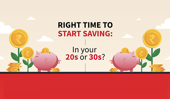 Right time to start saving: In your 20s or 30s!