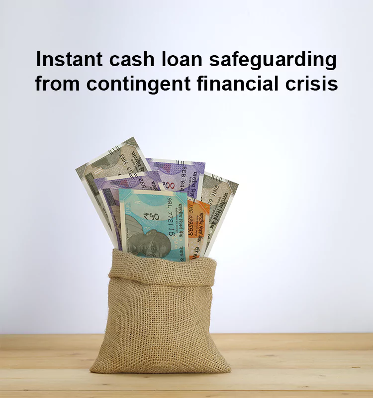 “Instant” cash loan safeguarding from contingent financial crisis