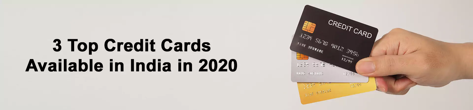 3 Top Credit Cards Available in India in 2024